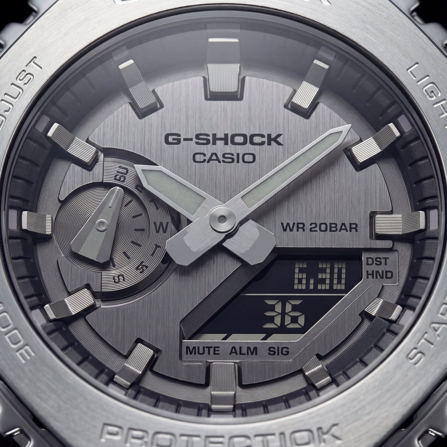 Rugged Steel Case Multi-Function Men’s Sports Watch
