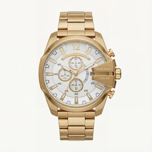 Imperial Gold White Chronograph Men’s Watch