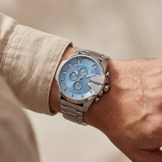 Arctic Blue Steel Chronograph Men’s Watch