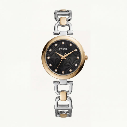 Midnight Gold Luxury Watch – Two-Tone Bracelet Edition Product Description