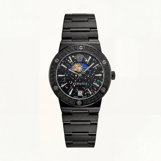Medusa Noir Celestial Watch – Black Signature Edition