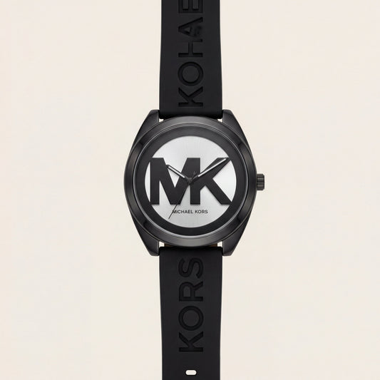 Midnight Black Logo Watch – Stealth Edition