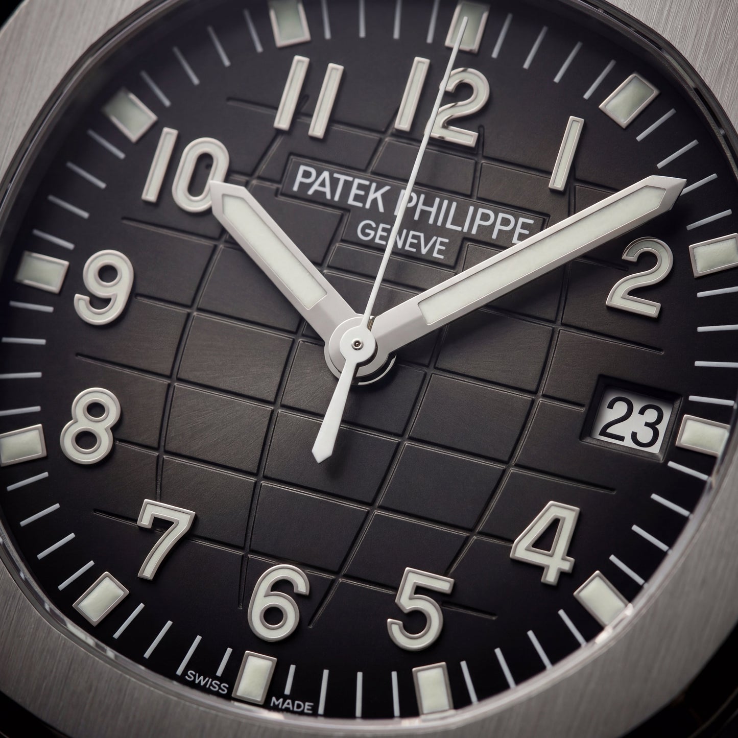 Luxury Stainless Steel Sport Watch Charcoal Embossed Dial Black Rubber Strap Premium Watch – Men