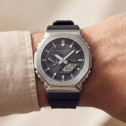 Steel Bezel Solar Bluetooth Sports Men’s Watch
