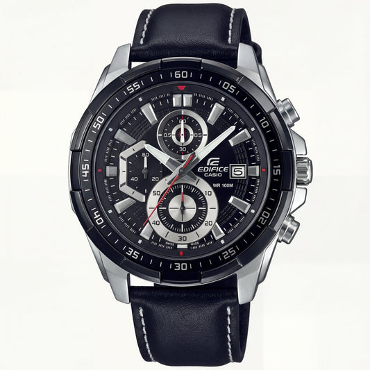 Premium Black Dial Chronograph Watch for Men