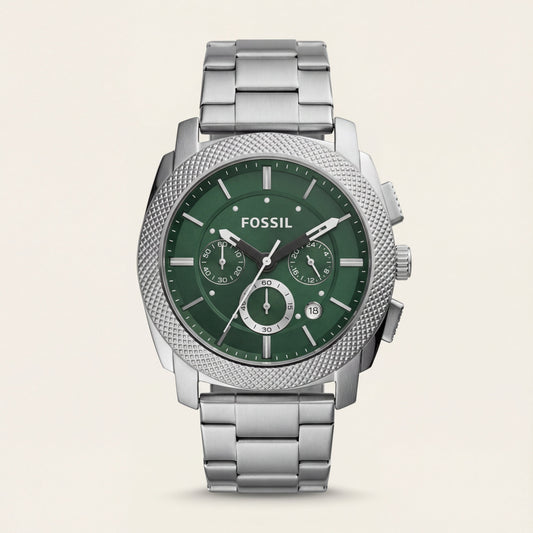 Emerald Green Chronograph Stainless Steel Men’s Watch