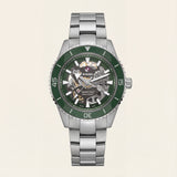 Emerald Green Skeleton Dial Automatic Men’s Watch