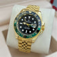 Premium Gold GMT Style Luxury Watch Green Black Ceramic Bezel Jubilee Bracelet Classic Luxury Watch – Men