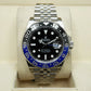 Premium Silver GMT Style Luxury Watch Black Dial Black Blue Batman Bezel Jubilee Bracelet Classic Luxury Watch – Men