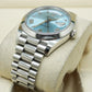 Premium Silver Luxury Watch Ice Blue Dial Roman Numerals Smooth Bezel Jubilee Bracelet Classic Luxury Watch – Men
