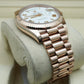 Premium Rose Gold Luxury Watch White Dial Roman Numerals Fluted Bezel President Bracelet Classic Luxury Watch – Men
