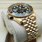 Premium Full Gold GMT Style Luxury Watch Black Dial Black Gold Bezel Jubilee Bracelet Classic Royal Watch – Men