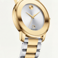 Elite Gold Silver Minimalist Men’s Watch