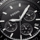 All-Black Steel Chronograph Men’s Watch