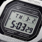 Silver Steel Square Digital Tough Men’s Watch