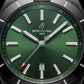 Midnight Black Green Sunburst Luxury Men’s Watch