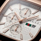 Rose Gold Square Chronograph Women’s Watch