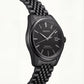 Black Textured Dial Automatic Power Reserve Men’s Watch