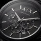 Centrix All-Black Chronograph Steel Watch