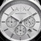 Centrix Classic Silver Chronograph Watch