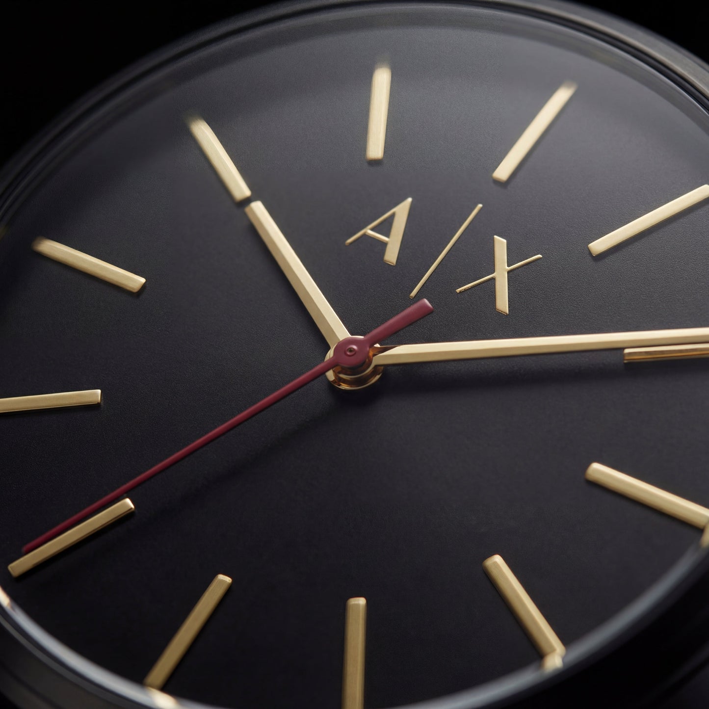 Classic Black Dial Minimal Watch with Brown Leather Strap