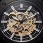 Vintage Black Skeleton Dial Men’s Automatic Watch