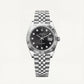 Onyx Black Diamond Dial Steel Watch