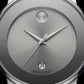 Pure Silver Minimalist Men’s Stainless Steel Watch