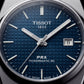 Deep Blue Textured Dial Steel Watch
