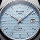 Ice Blue Textured Dial  Steel Watch
