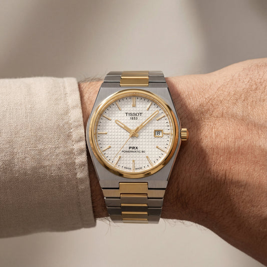 Heritage Gold & Silver Steel Watch