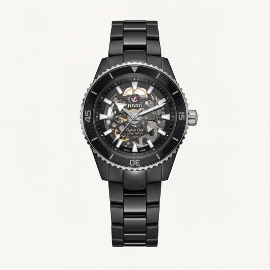 Obsidian Black Skeleton Dial Automatic Men’s Watch