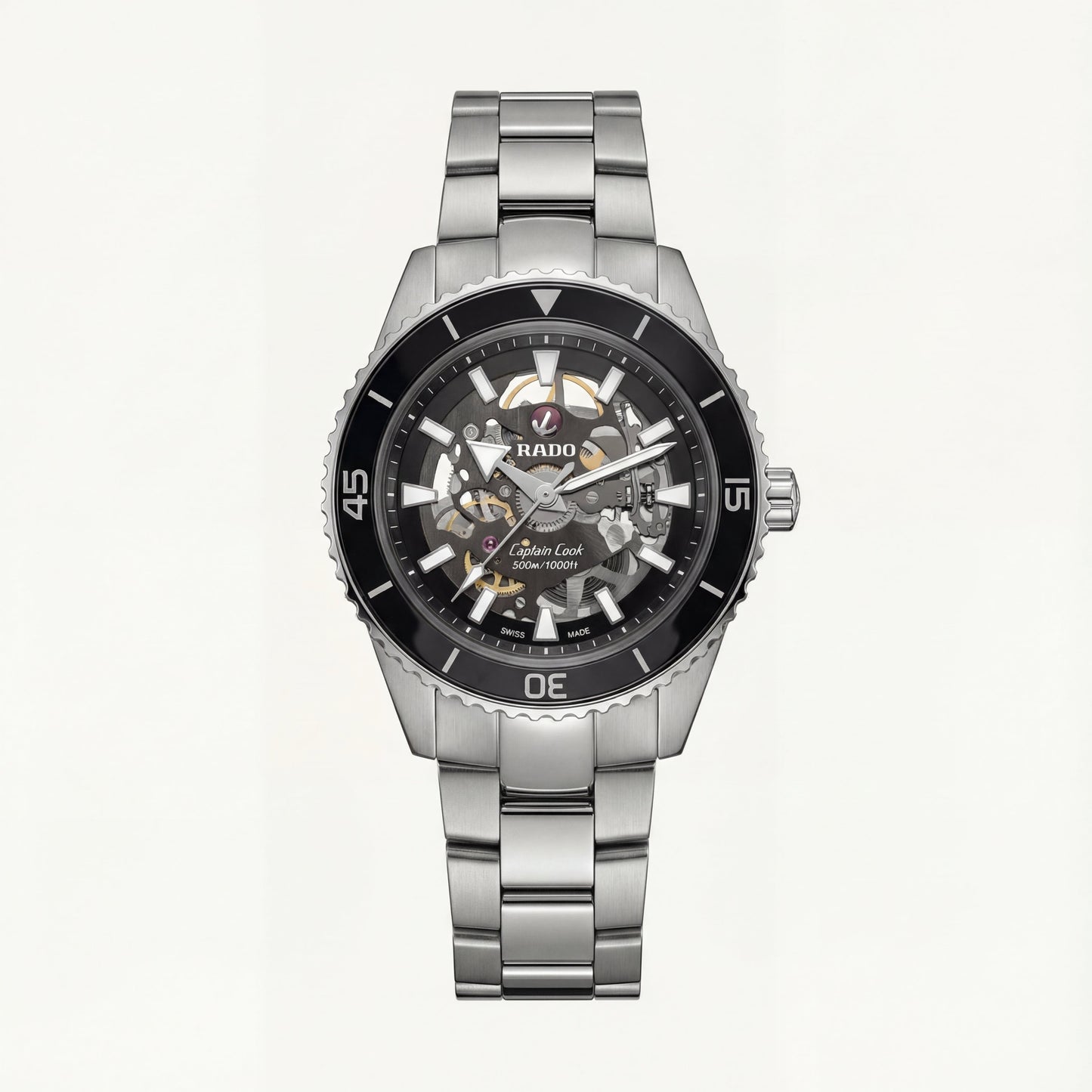 Stealth Black Skeleton Dial Automatic Men’s Watch