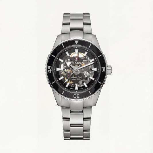 Stealth Black Skeleton Dial Automatic Men’s Watch