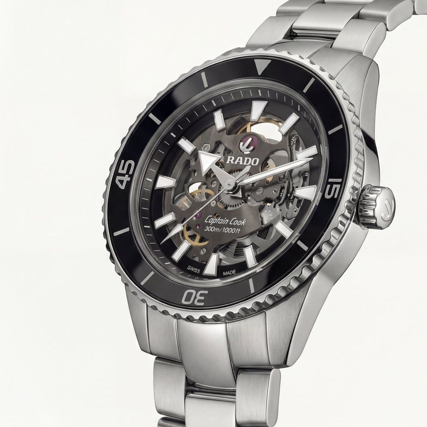 Stealth Black Skeleton Dial Automatic Men’s Watch