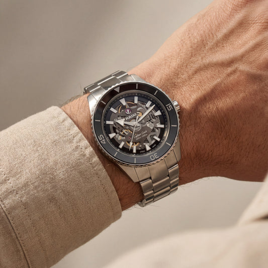 Stealth Black Skeleton Dial Automatic Men’s Watch