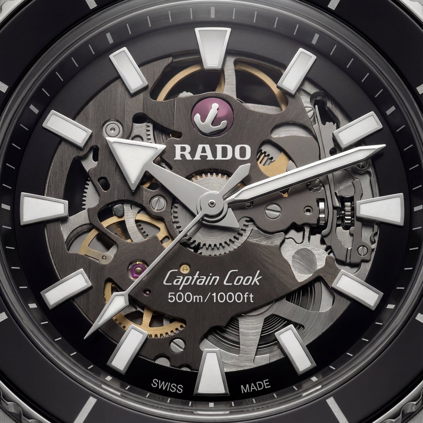Obsidian Black Skeleton Dial Automatic Men’s Watch