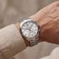 Silver Sunray Dial Chronograph Men’s Watch