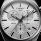 Silver Sunray Dial Chronograph Men’s Watch