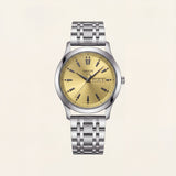 Classic Champagne Dial Steel Men’s Watch