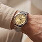 Classic Champagne Dial Steel Men’s Watch