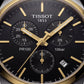 Dual-Tone Black Dial Chronograph Men’s Watch