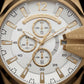 Imperial Gold White Chronograph Men’s Watch