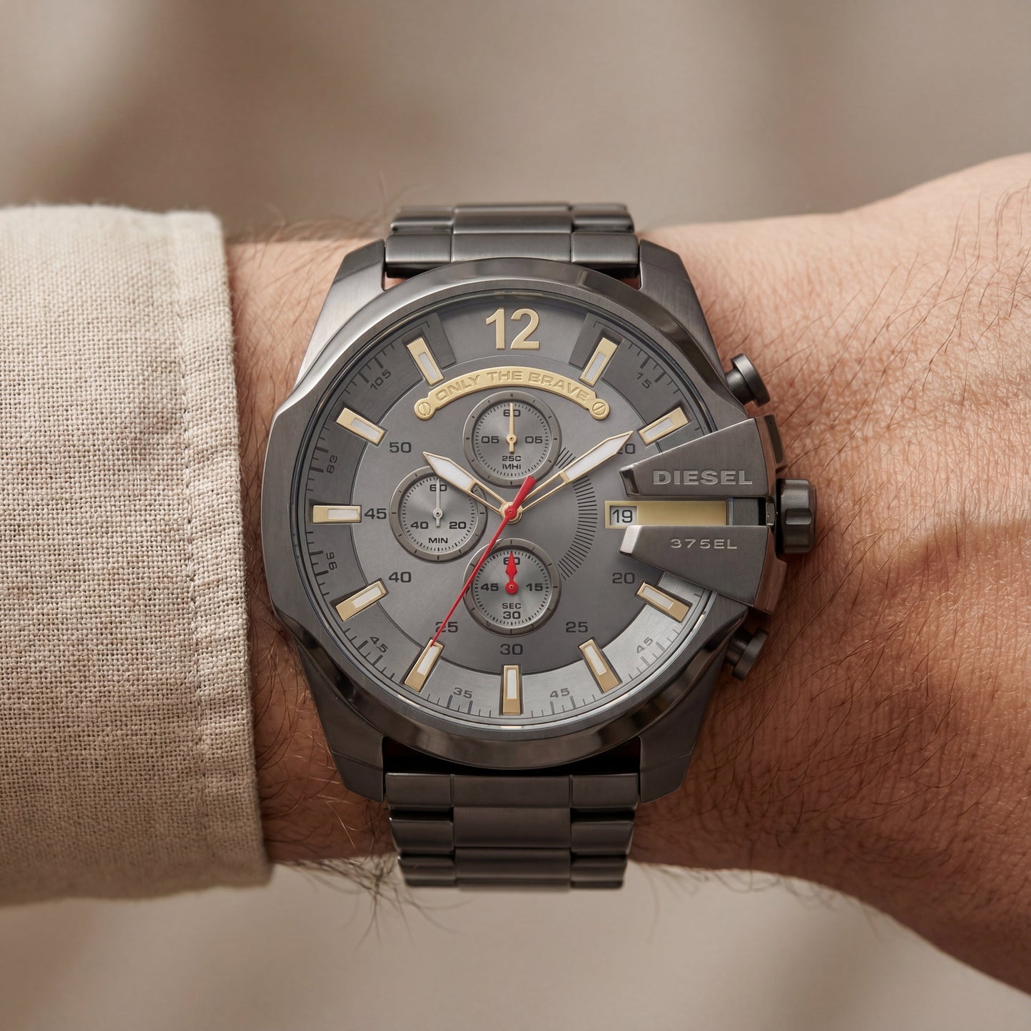Gunmetal Chronograph Steel Men’s Watch