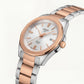 Two-Tone Rose Gold Solar Quartz Stainless Steel Classic Watch