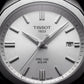 Minimal Silver Solar Quartz Steel Dress Watch