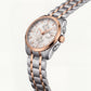 Men’s Silver & Rose Gold Chronograph Style Watch – Premium Design