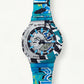 Camo Blue Shock-Resistant Digital-Analog Men’s Watch