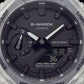 Transparent Ice-Clear Tactical Men’s Watch with Black Digital-Analog Dial