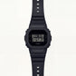 Classic All-Black Digital Men’s Watch with Shock-Resistant Square Case